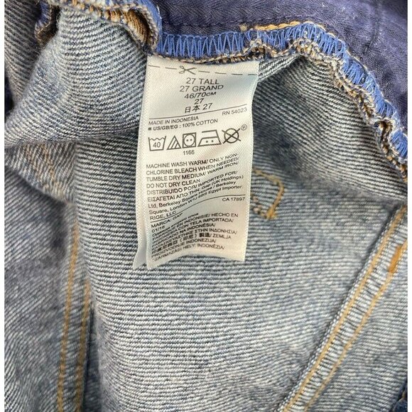 Gap 1969 Original Best Girlfriend Jean Shorts Womens Size 27 Distressed Cut Off - Picture 6 of 10
